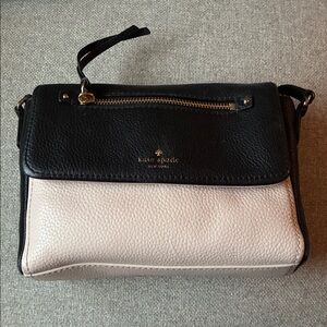Kate Spade Black and Tan Crossbody Bag